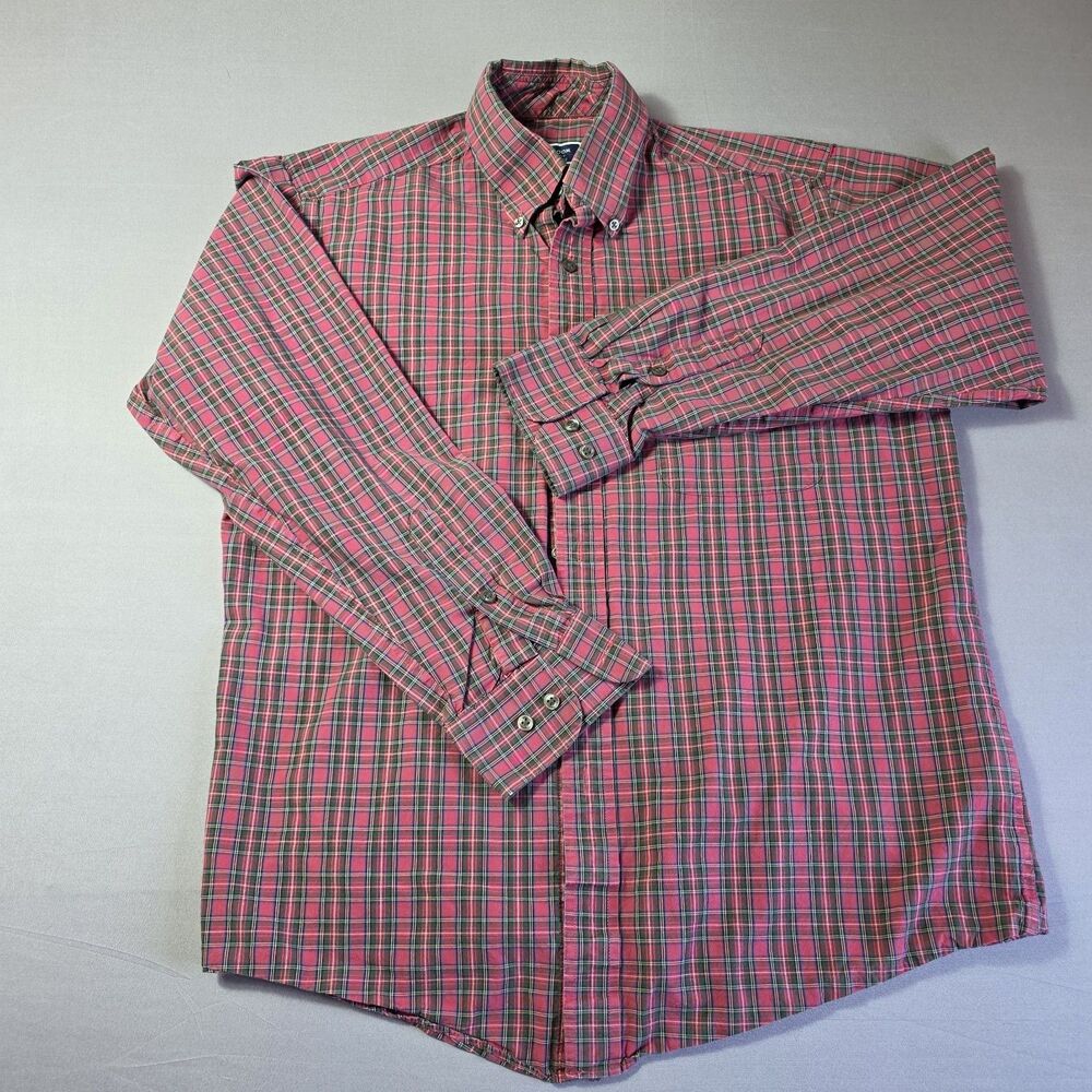 Club Room Regular Performance Button Down Long Sleeve Shirt Mens Sz 15 1/2 34-35